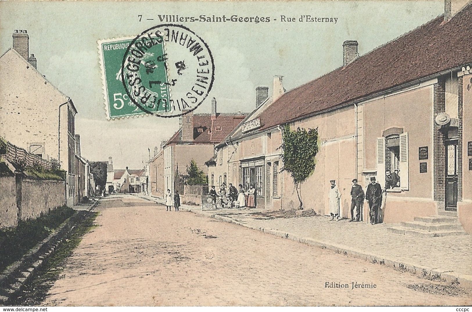 CPA Villiers-Saint-Georges Rue d'Esternay