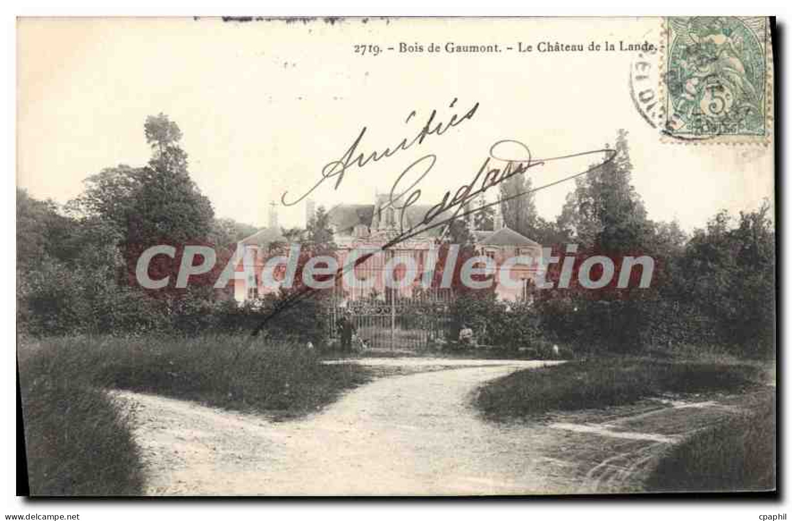CPA Villiers sur Marne Bois De Gaumont Le Chateau De la Lande