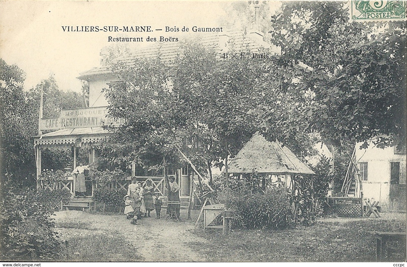 CPA Villiers-sur-Marne Bois de Gaumont Restaurants des Boërs