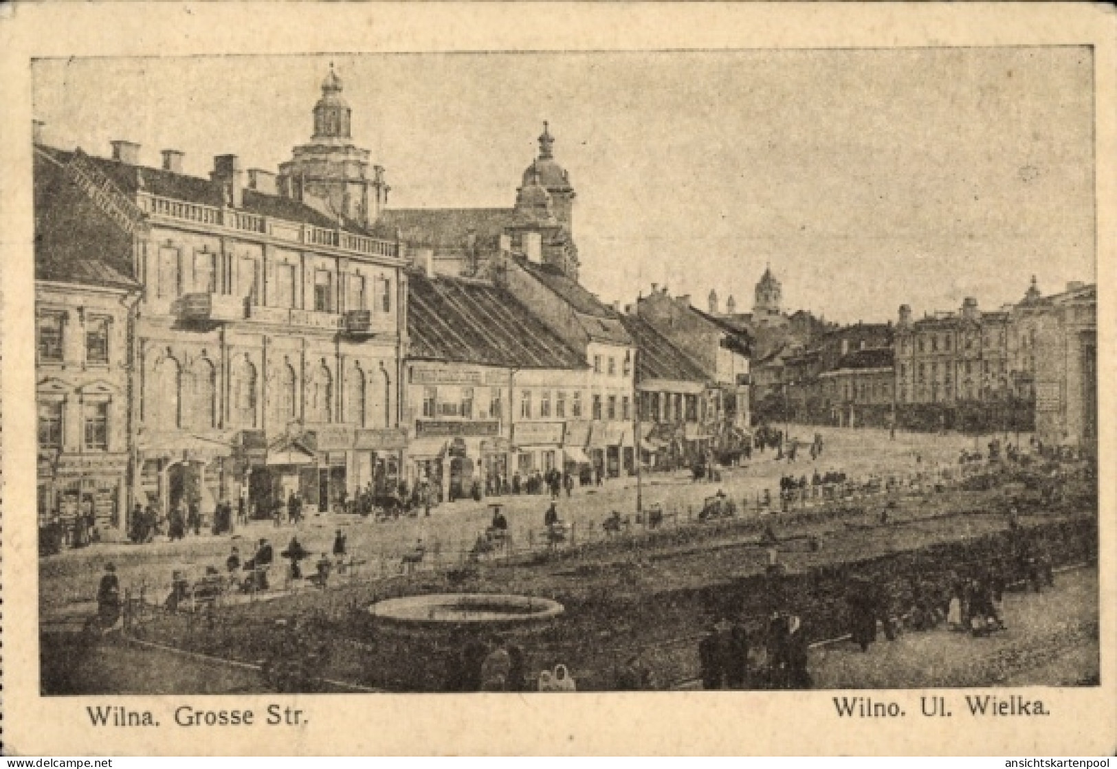 CPA Vilnius Wilna Litauen, Große Straße