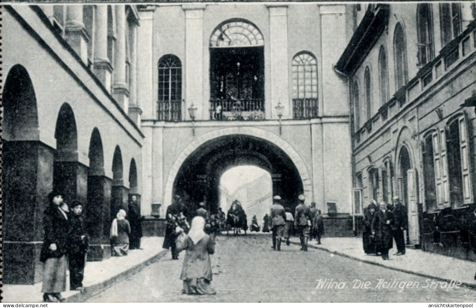 CPA Vilnius Wilna Litauen, Heiligen-Straße