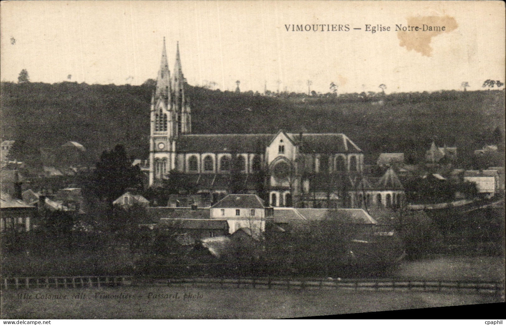 CPA Vimoutiers Eglise Notre Dame