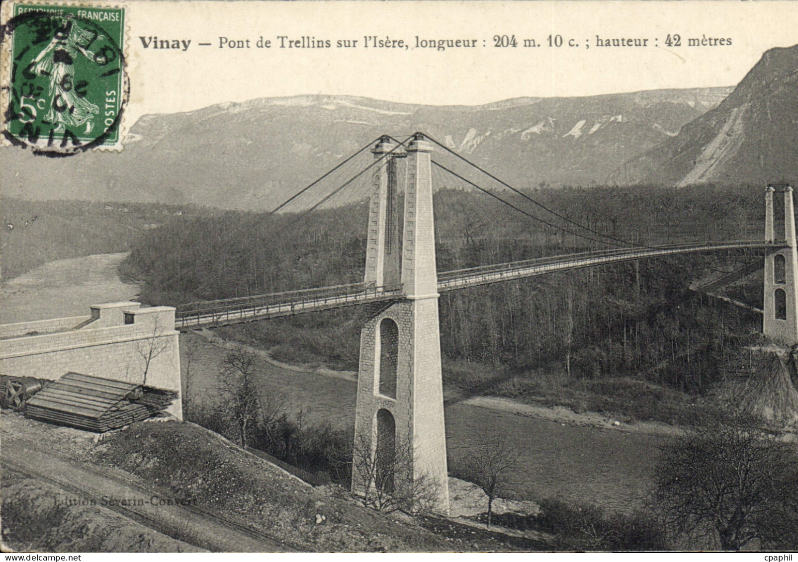 CPA Vinay Pont De Trellins Sur I'Isere