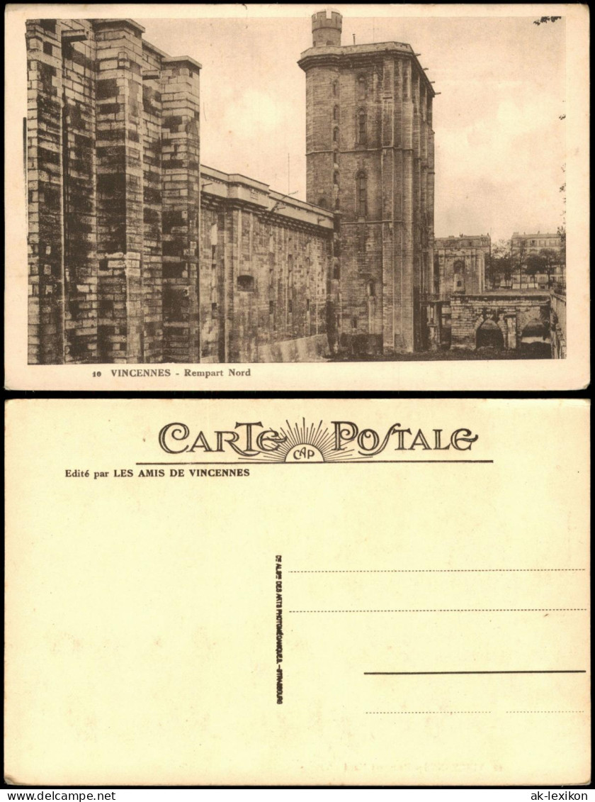 CPA Vincennes Ortsansicht VINCENNES Rempart Nord 1910