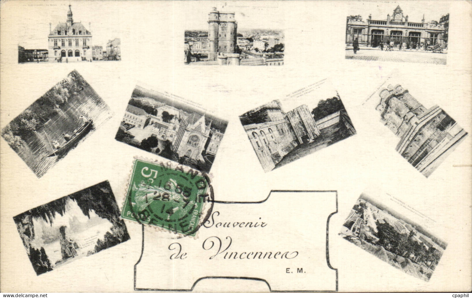 CPA Vincennes Souvenir