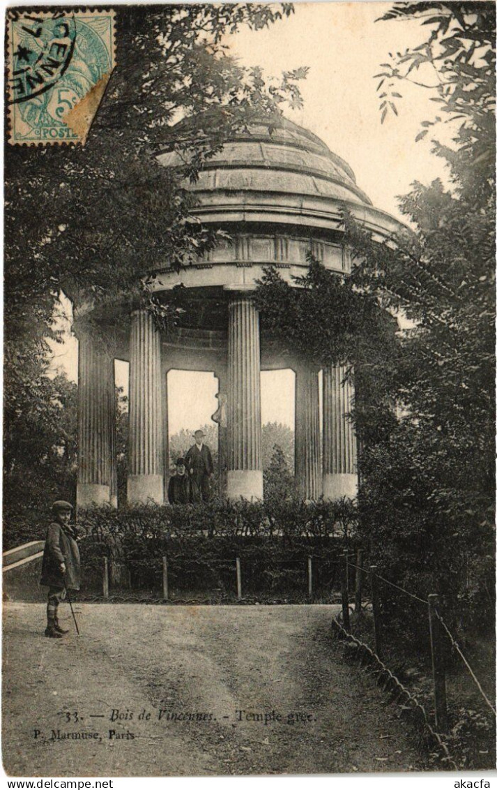 CPA Vincennes Temple Grec (1346930)
