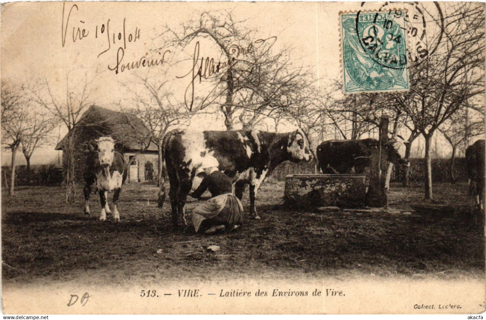CPA VIRE - Laitiere des Env. de VIRE (516793)
