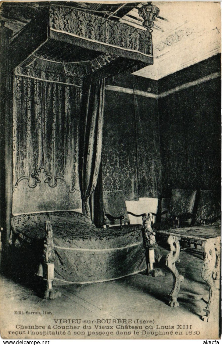 CPA Virieu sur Bourbre - Chambre a Coucher (272847)