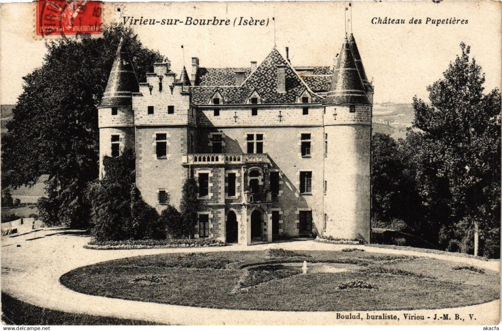 CPA VIRIEU-sur-BOURBRE - Chateau des Pupetieres (434140)
