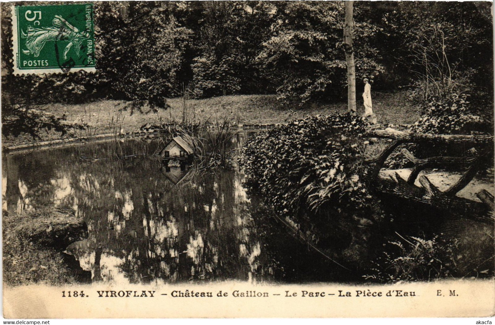 CPA Viroflay Chateau de Gaillon, Le Parc FRANCE (1379155)