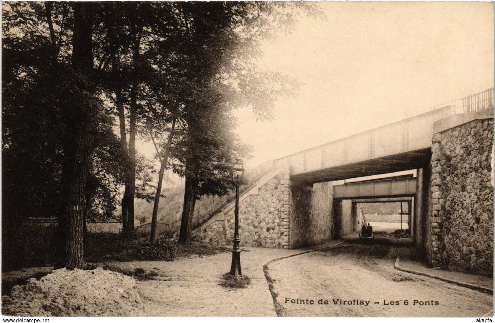 CPA VIROFLAY Pointe de Viroflay - Les 6 Ponts (1385110)