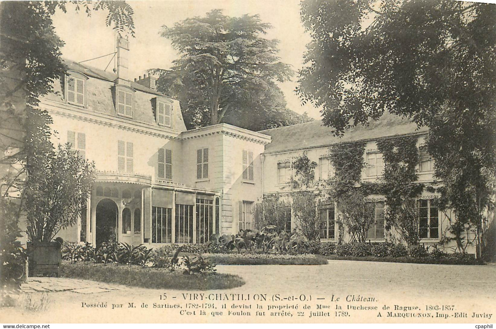CPA Viry Chatillon S et O Le Chateau