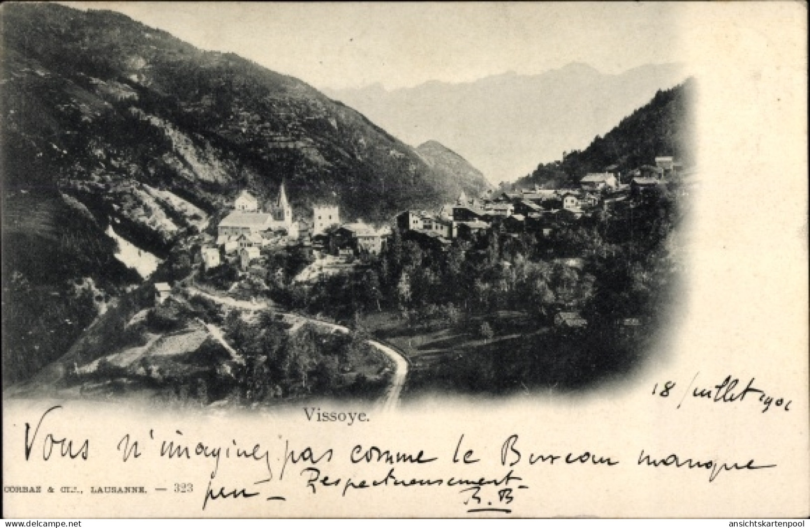 CPA Vissoie Kanton Wallis, Gesamtansicht