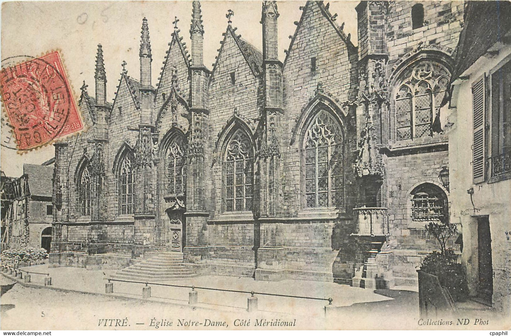 CPA Vitre Eglise Notre Dame Cote Meridional