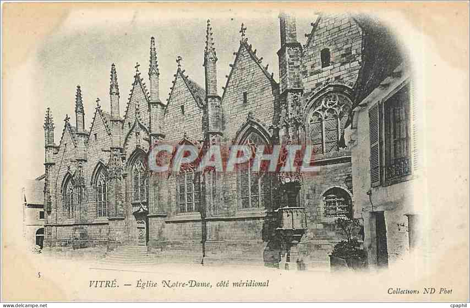 CPA Vitre Eglise Notre Dame cote meridional