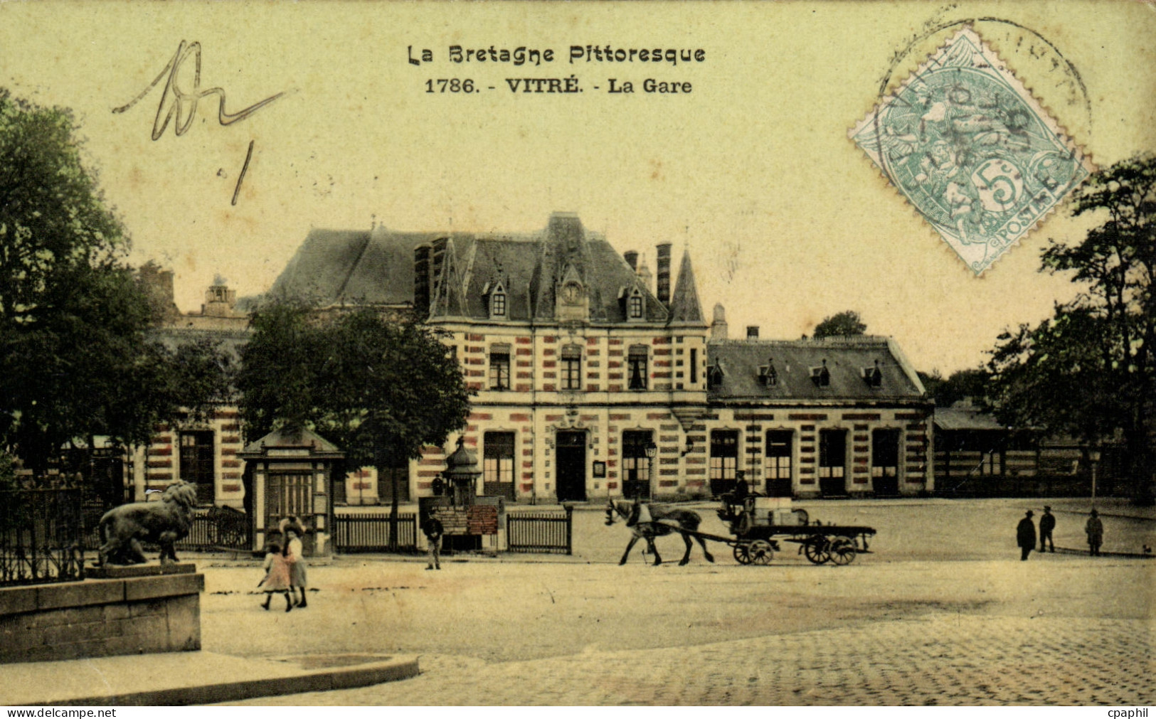 CPA Vitre La Gare