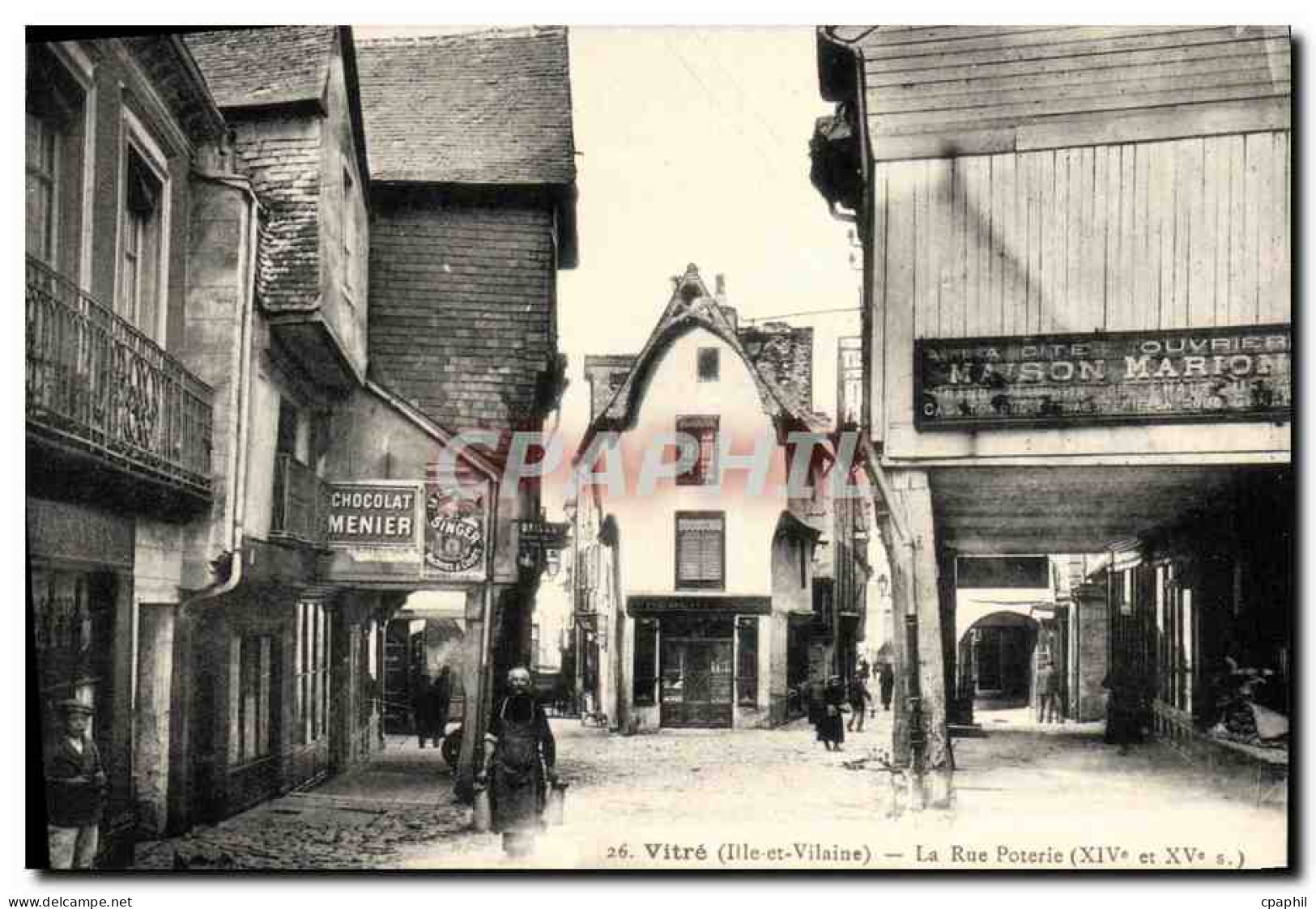 CPA Vitre La Rue Poterie