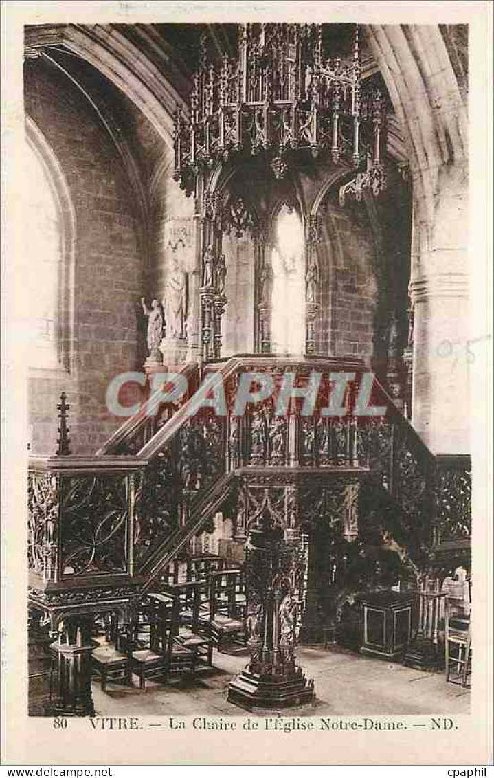 CPA Vitre Le Chaire de l'Eglise Notre Dame