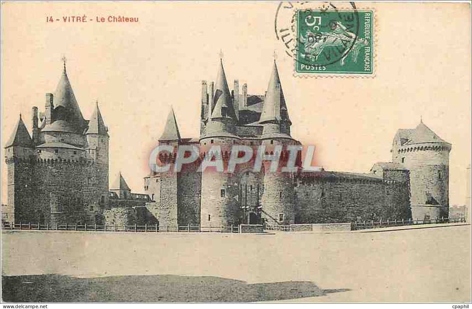 CPA Vitre Le Chateau