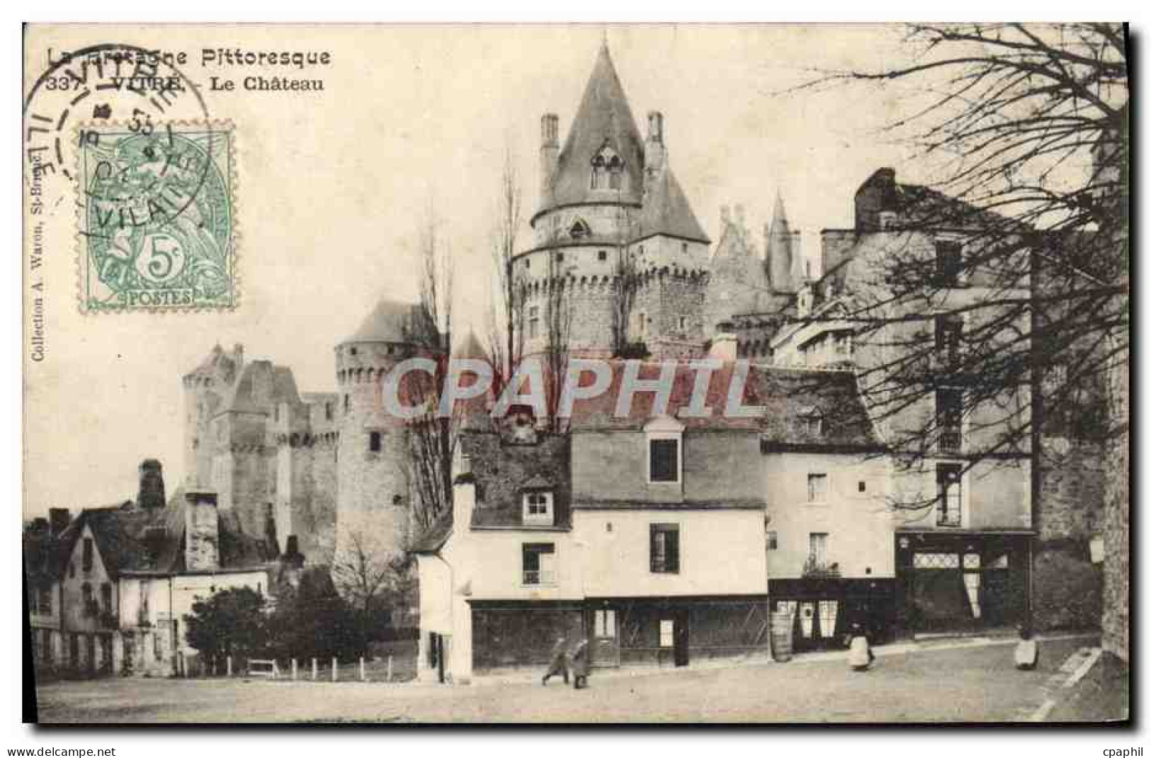 CPA Vitre Le chateau