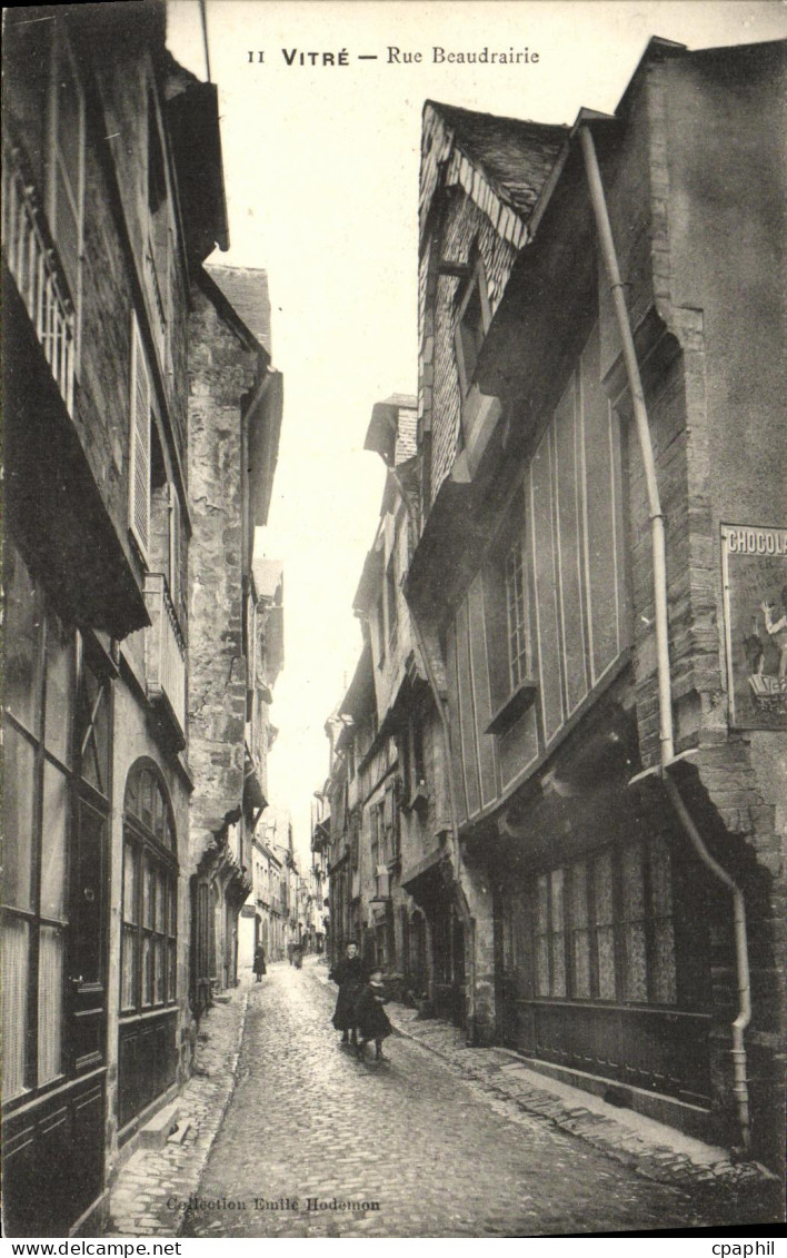 CPA Vitre Rue Beaudrairie