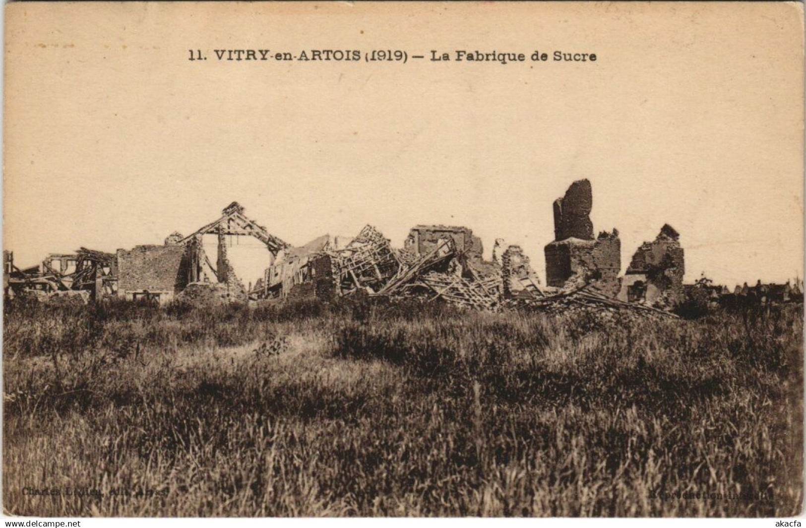 CPA VITRY-en-ARTOIS -La Fabrique de Sucre (139459)
