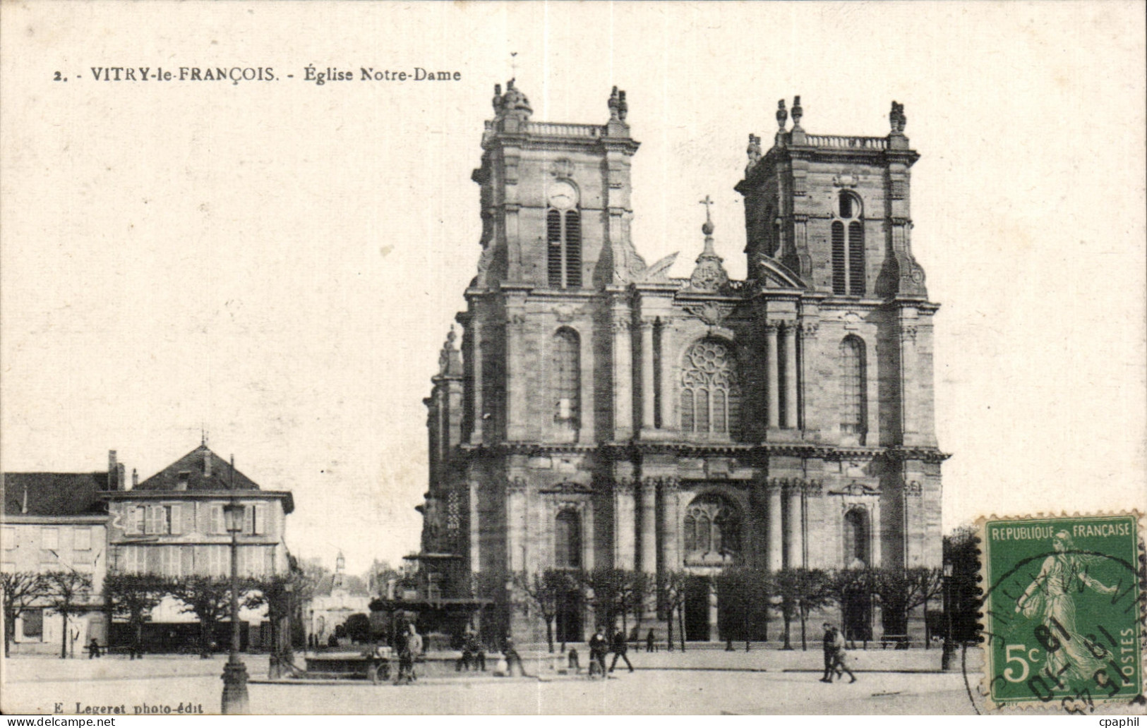 CPA Vitry le Francois Eglise Notre Dame