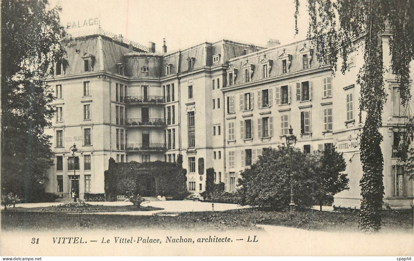 CPA Vittel Le Vittel-Palace Nachon architecte