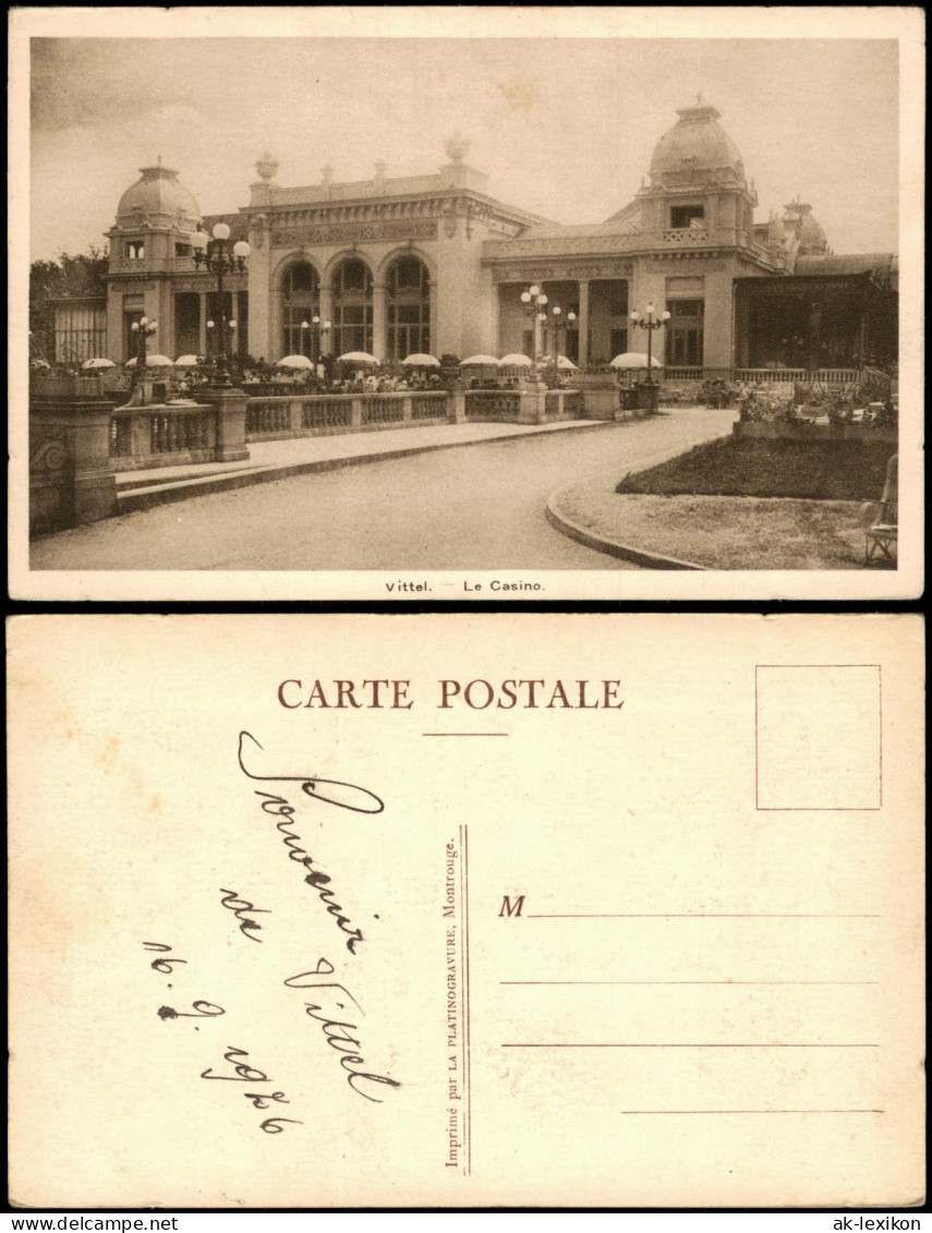 CPA Vittel Vittel Le Casino, Kasino Gebäude-Außenansicht 1910