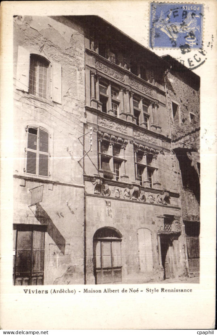 CPA Viviers (Ardeche) Maison Albert de Noe Style Rennaissance