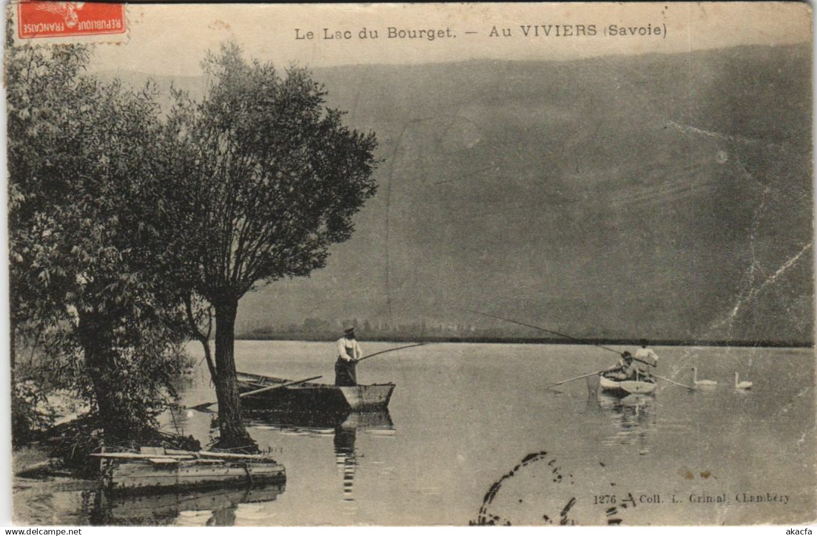 CPA VIVIERS-du-LAC Le Lac du Bourget - Au Viviers-du-Lac (1195038)