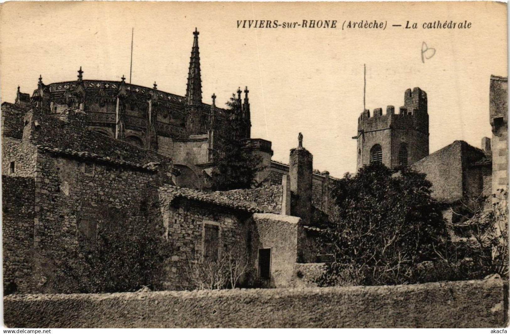 CPA VIVIERS La Cathédrale (660899)