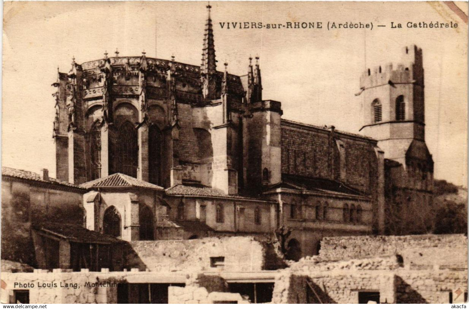 CPA VIVIERS La Cathédrale (660903)