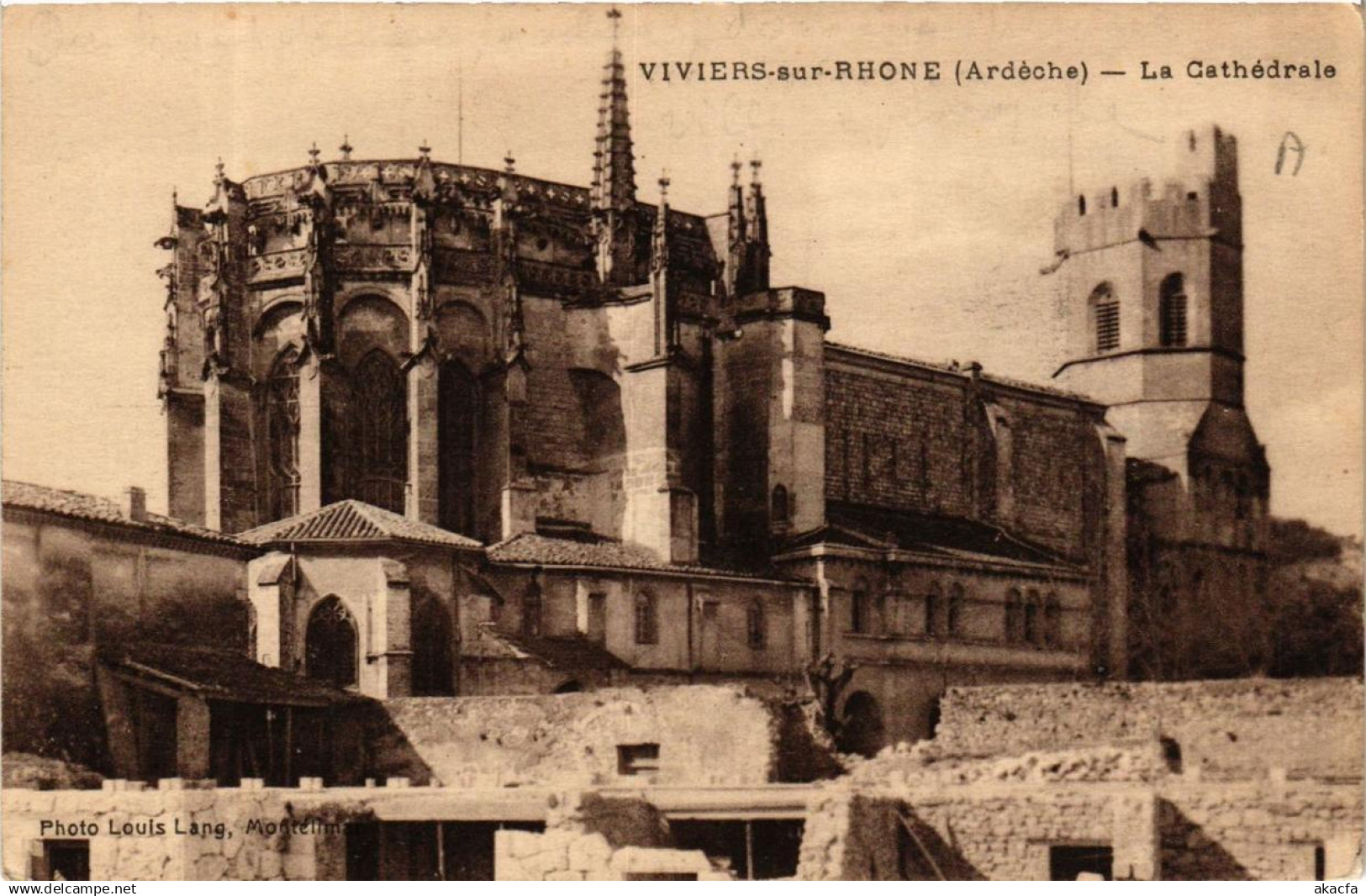 CPA VIVIERS La Cathédrale (660905)