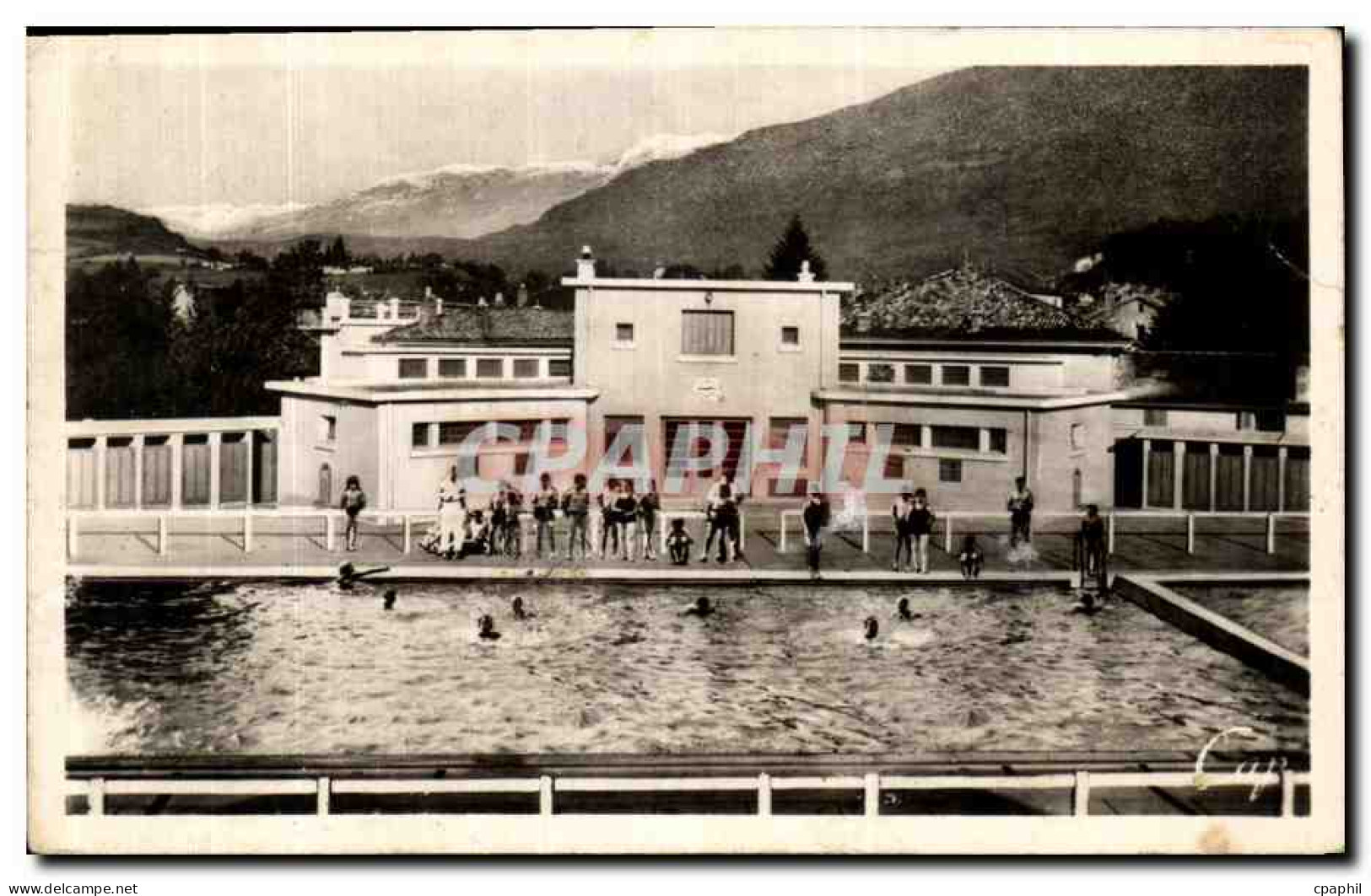 CPA Vizille La Piscine Municipale L Interieur