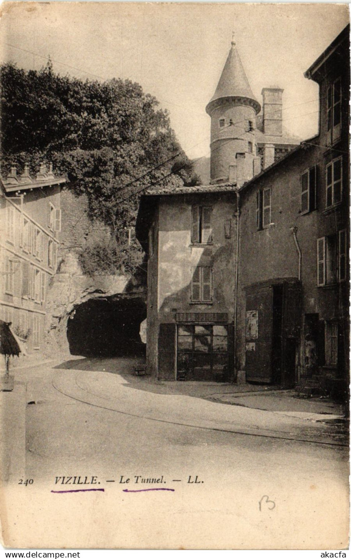 CPA VIZILLE - Le Tunnel (653159)