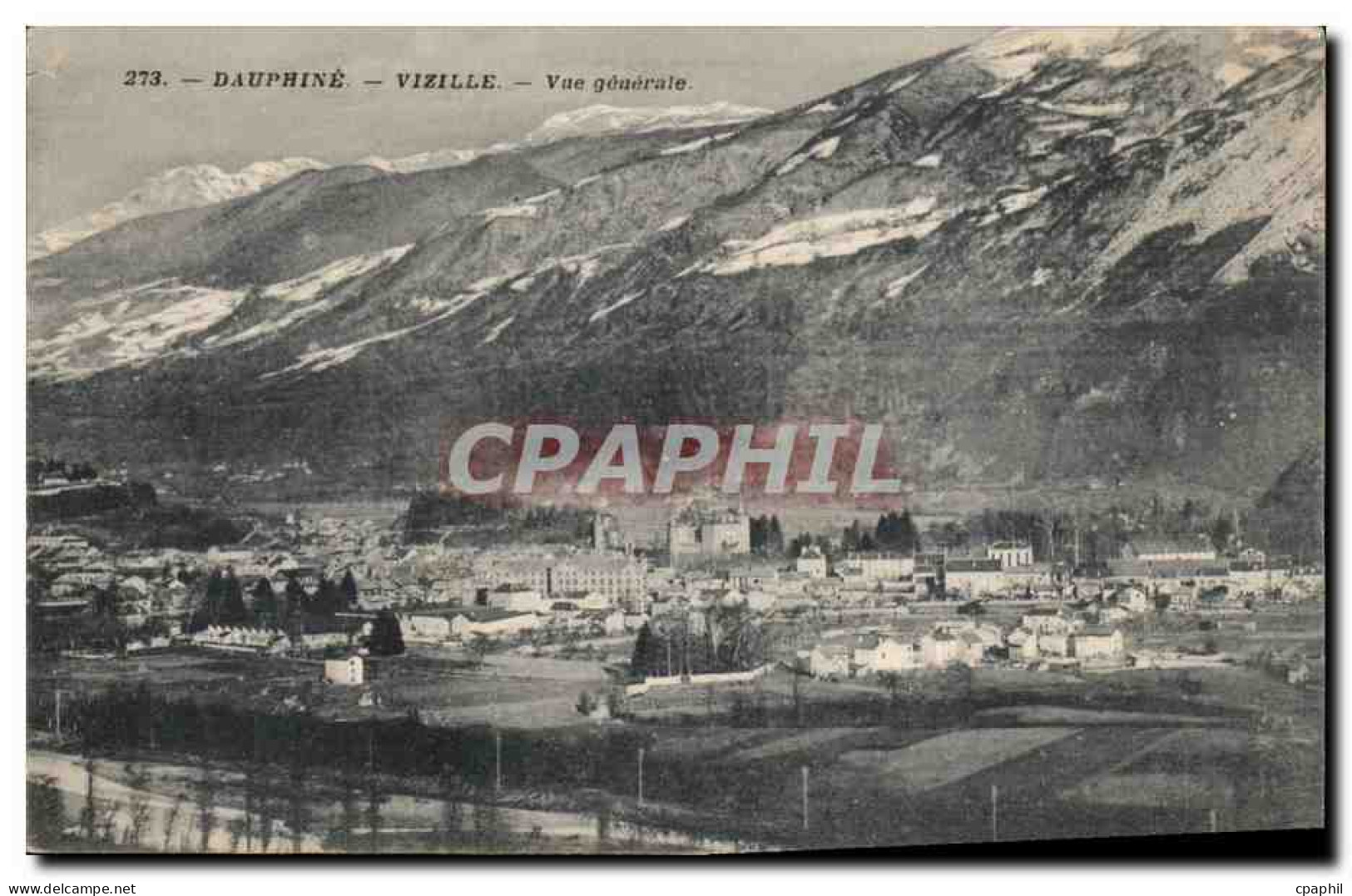 CPA Vizille Vue generale