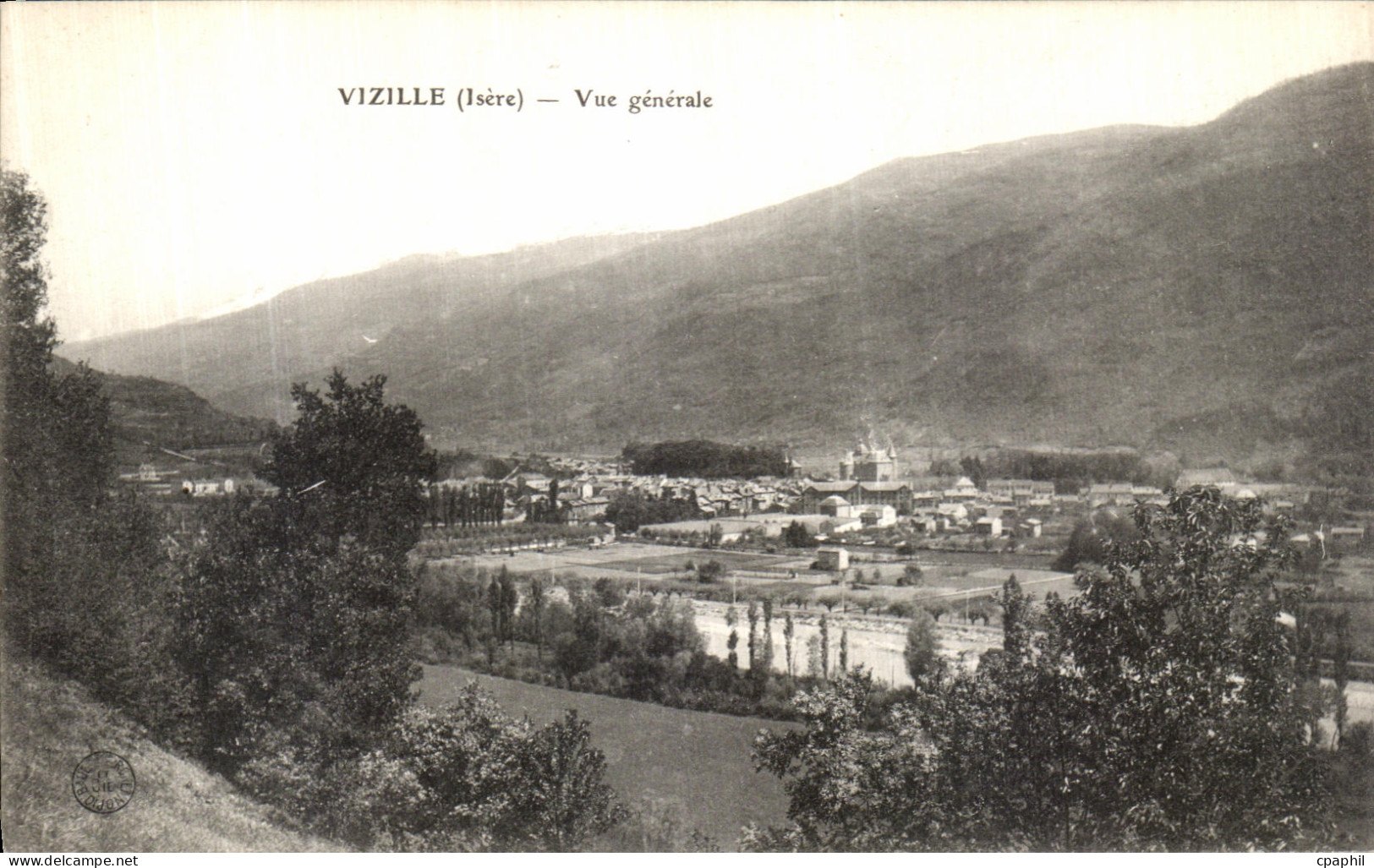 CPA Vizille Vue Generale