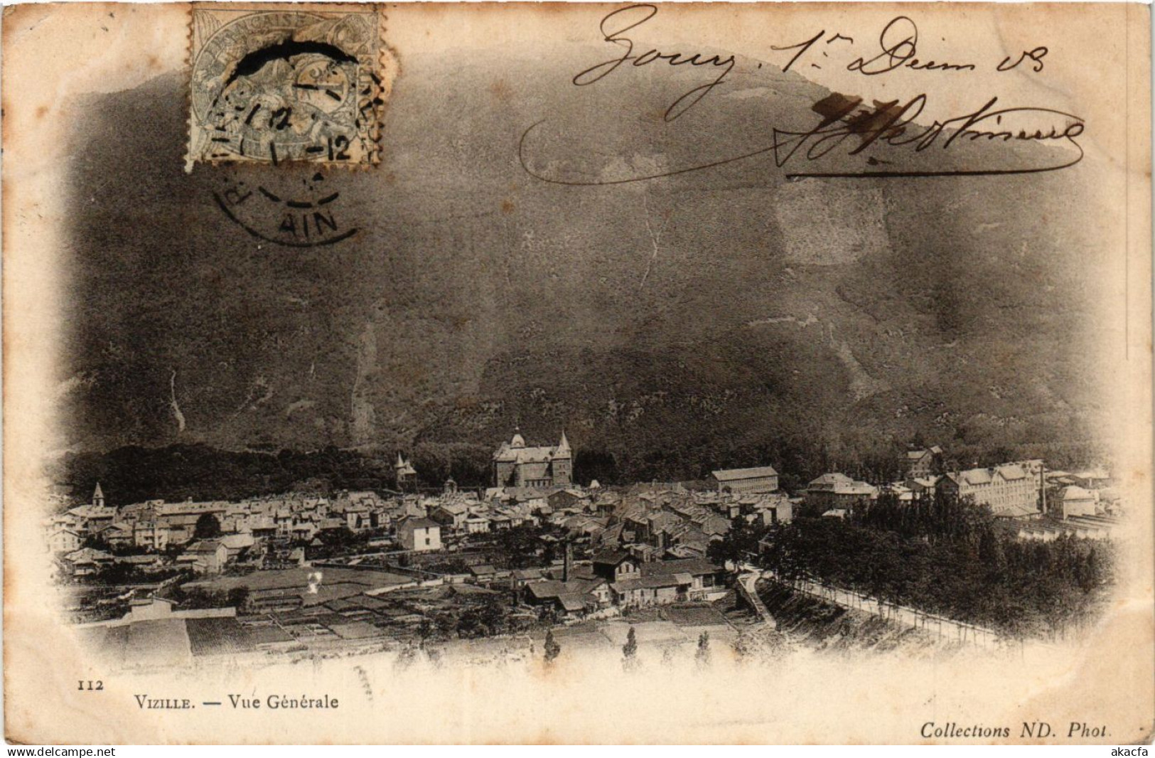 CPA VIZILLE - Vue générale (434302)