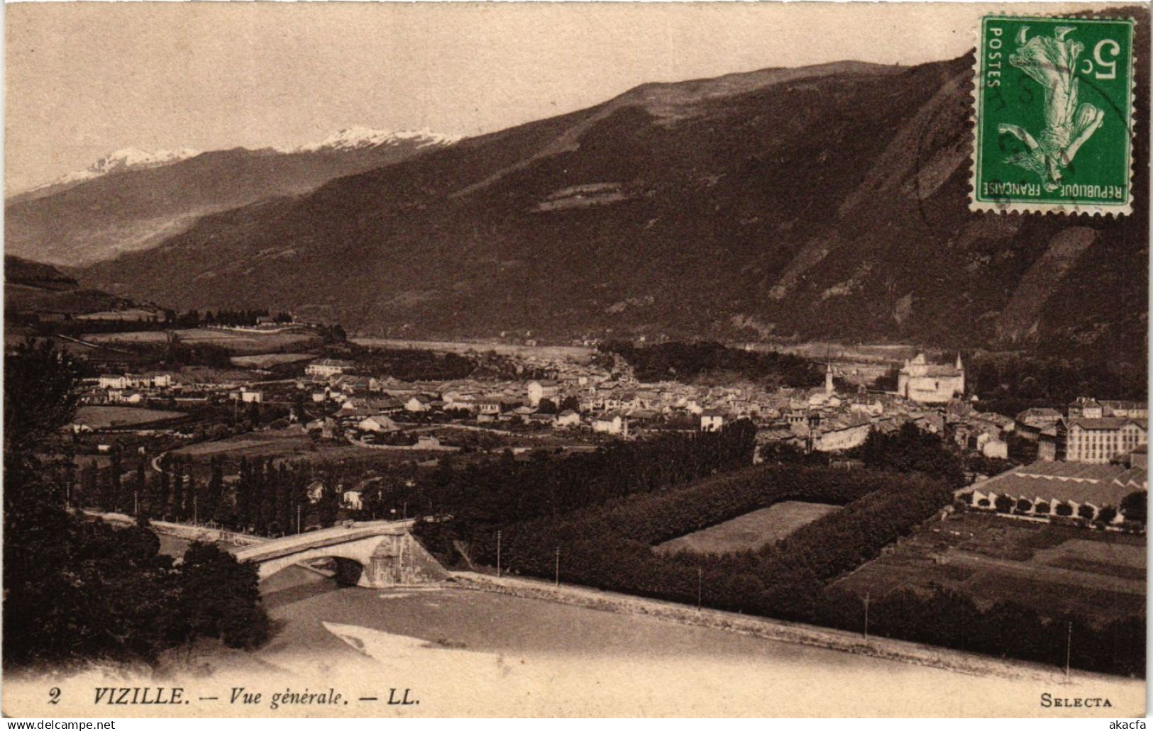 CPA VIZILLE - Vue générale (652268)