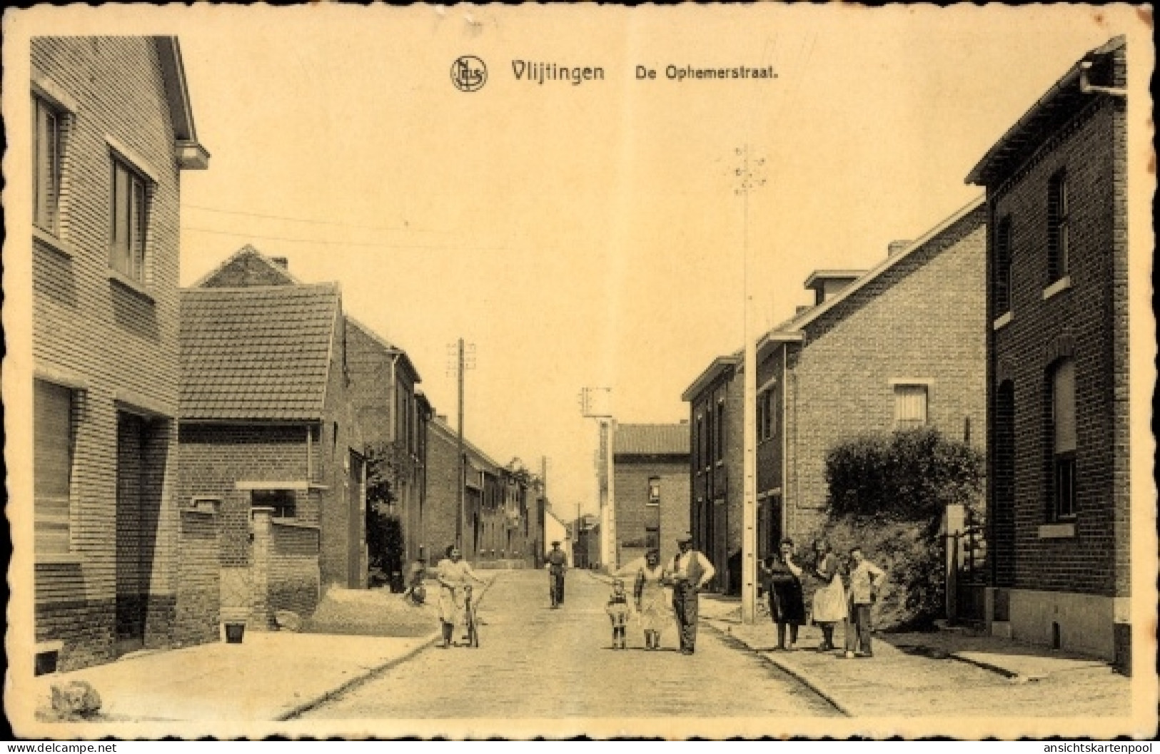 CPA Vlijtingen Riemst Flandern Limburg, De Ophemerstraat