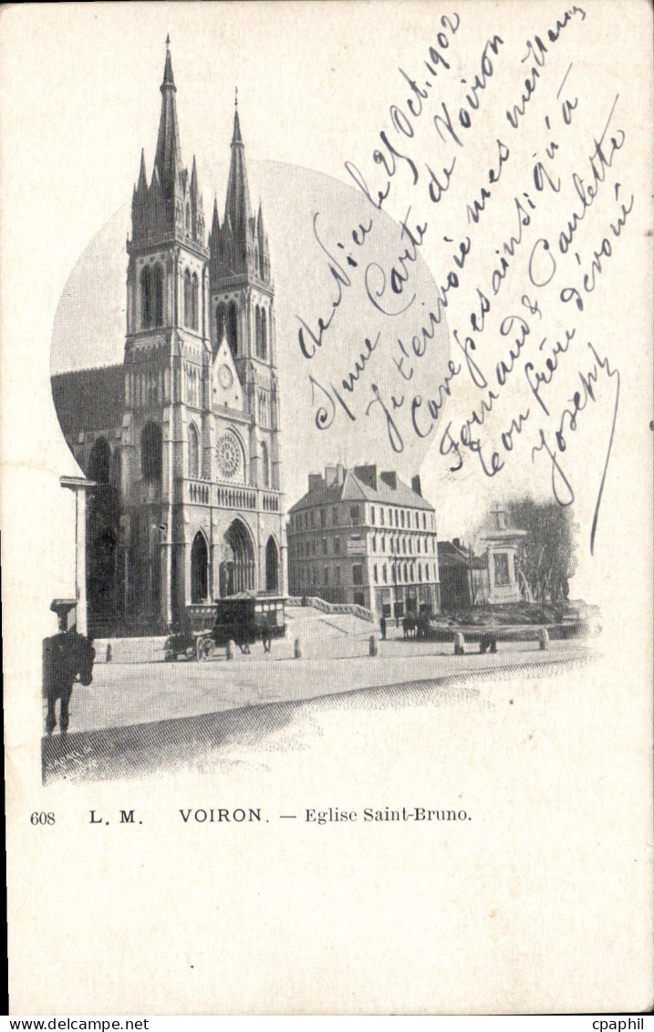 CPA Voiron Eglise Saint Bruno