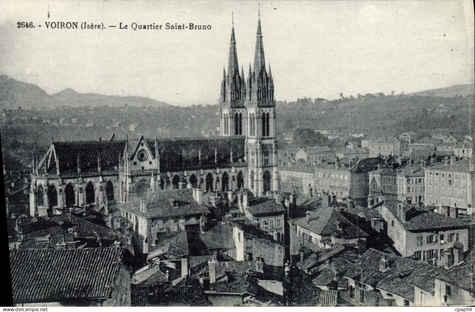 CPA Voiron Le Quartier Saint Bruno
