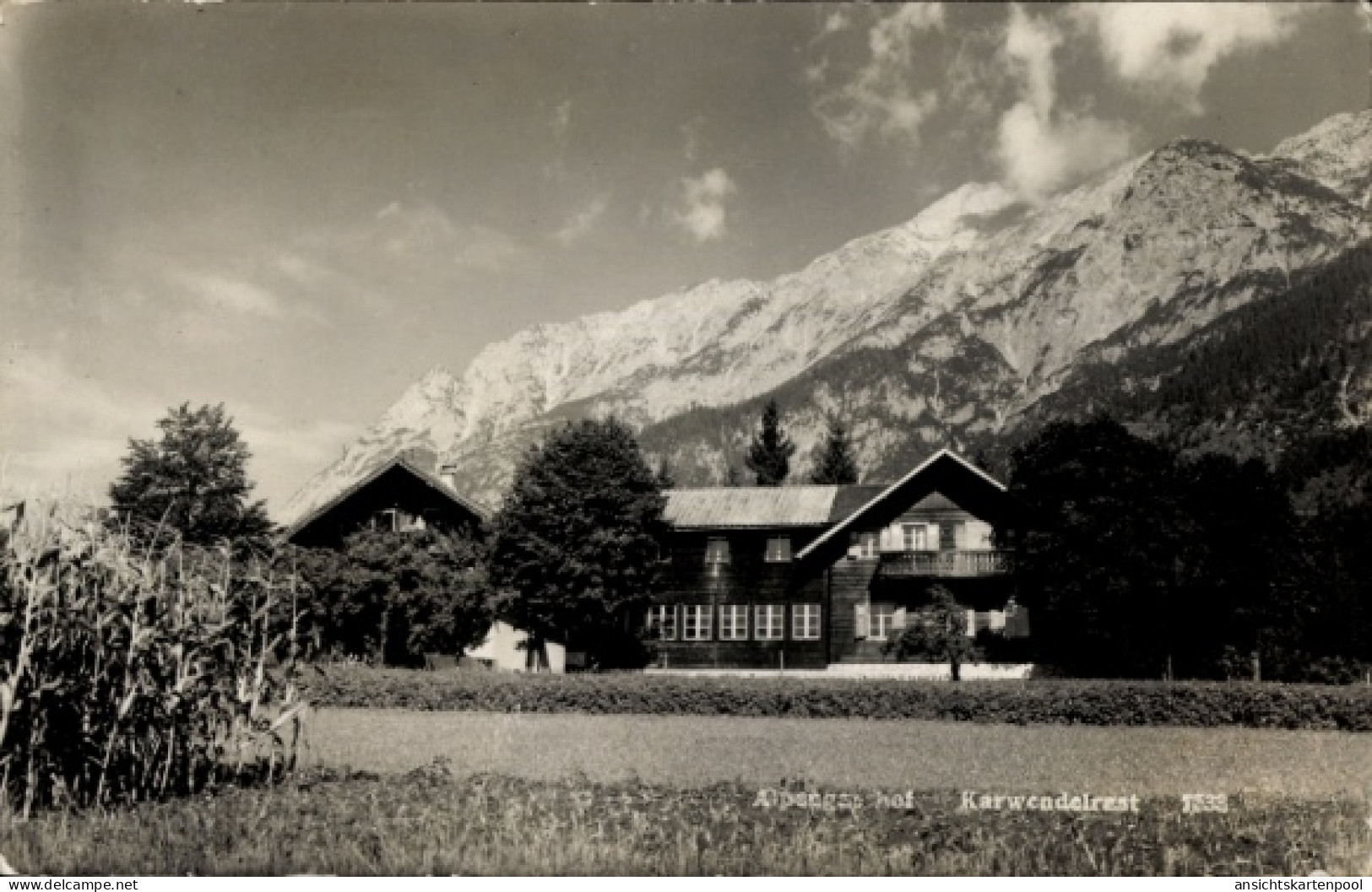 CPA Vomp in Tirol, Vomperberg, Pension Karwendelrast