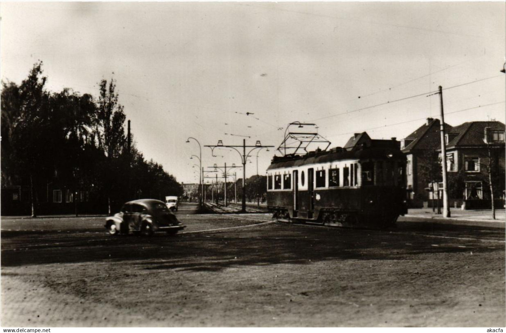 CPA Voorburg tramlijn N.Z.H. Scheveningen-Voorburg NETHERLANDS (714182)