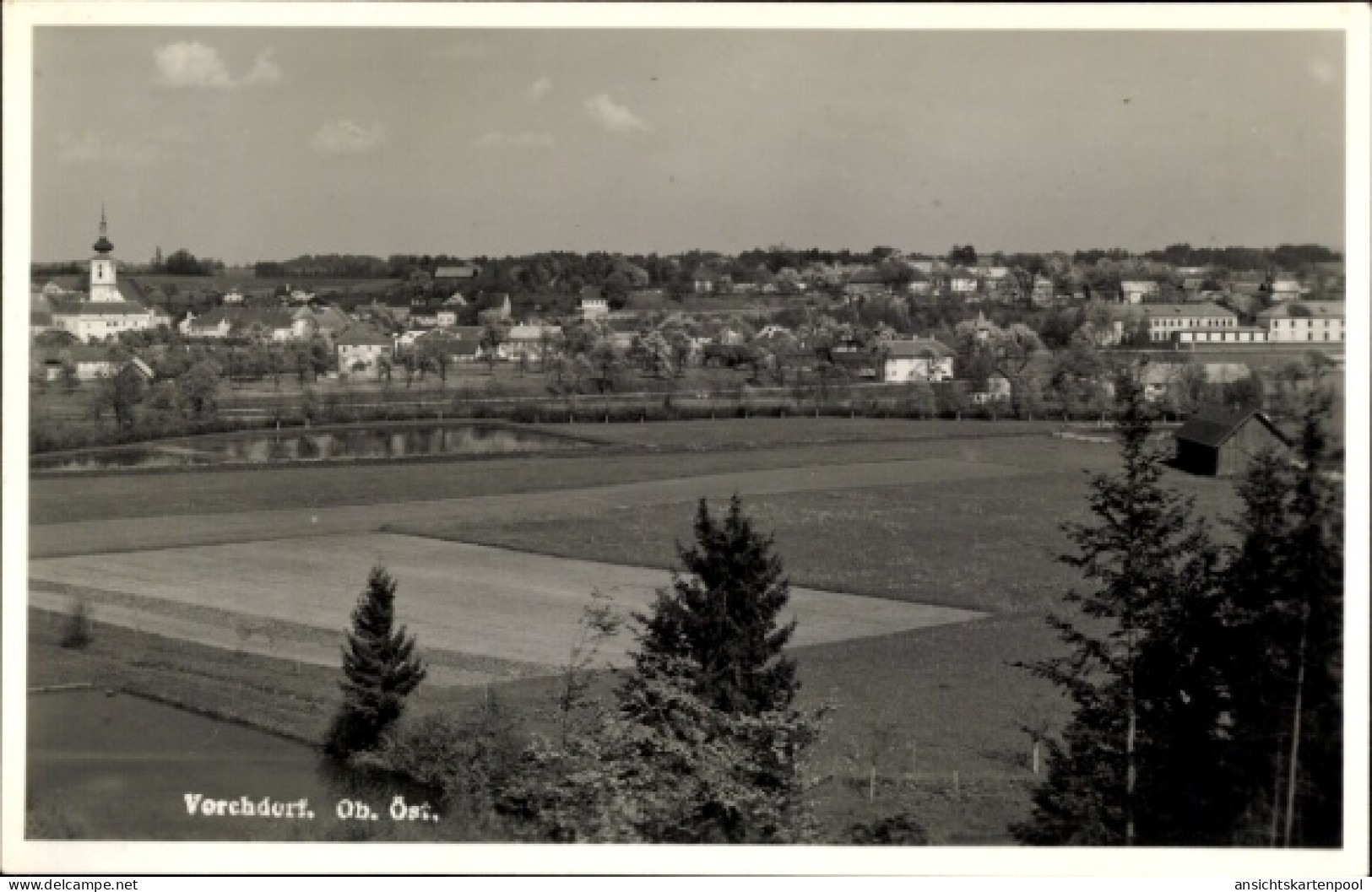 CPA Vorchdorf in Oberösterreich, Gesamtansicht