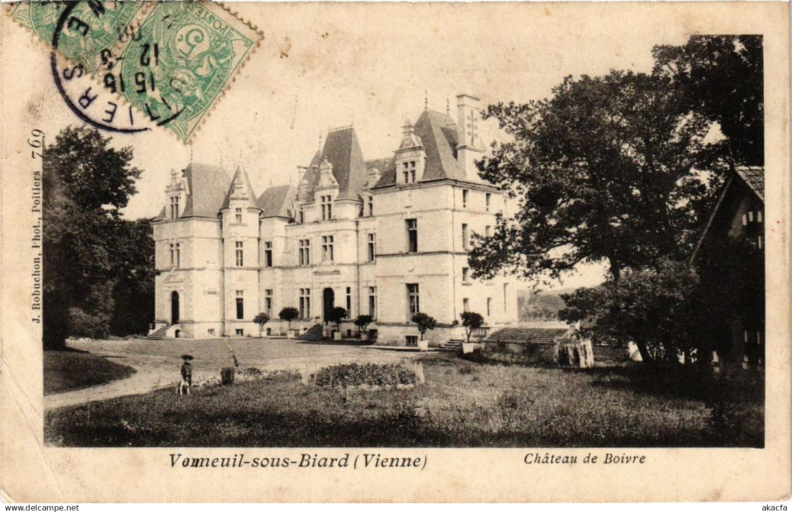 CPA VOUNEUIL-sous-BIARD Chateau de Boivre (613243)