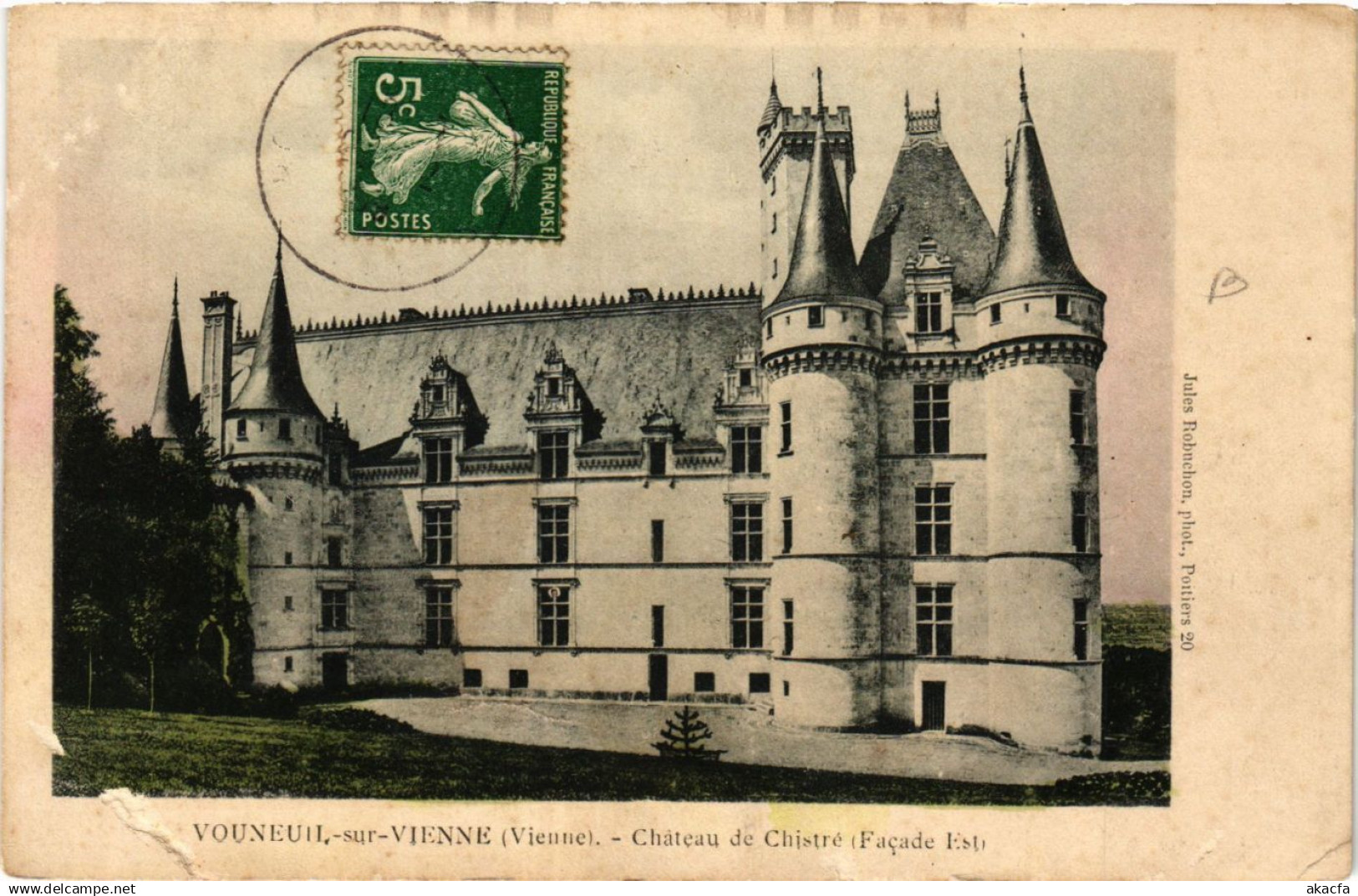 CPA VOUNEUIL sur VIENNE - Chateau de Chistre (365640)