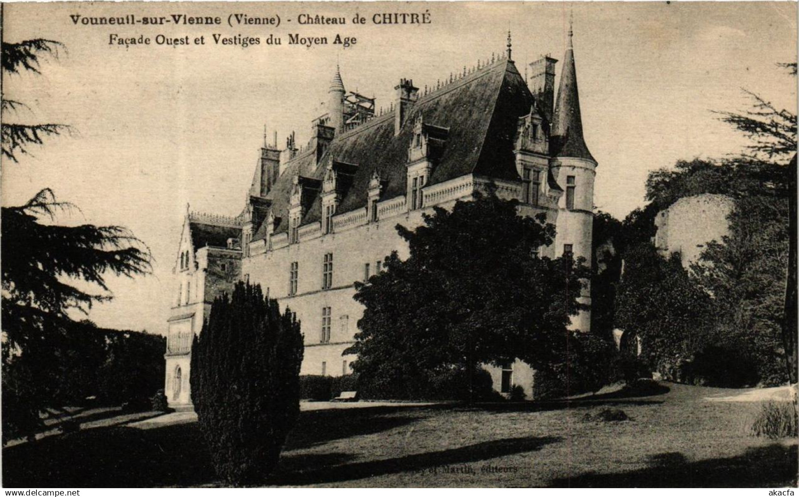 CPA VOUNEUIL-sur-VIENNE Chateau de Chitre (613222)