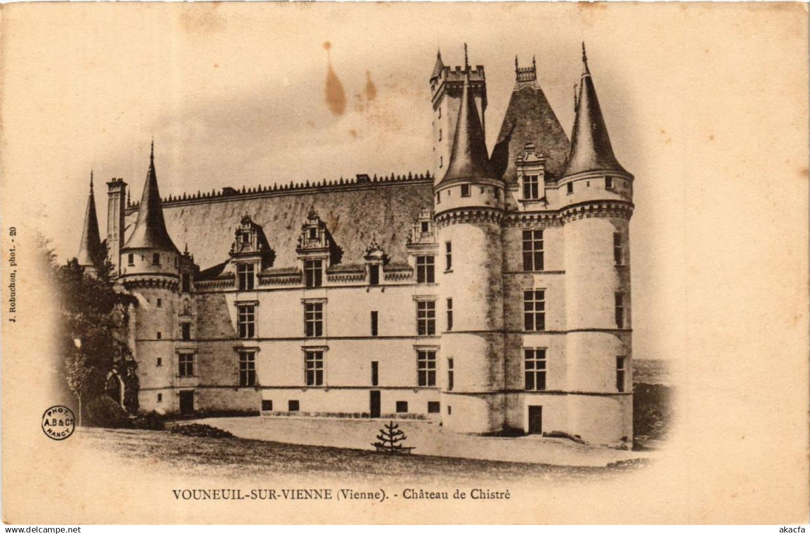 CPA VOUNEUIL-sur-VIENNE Chateau de Chitre (613241)